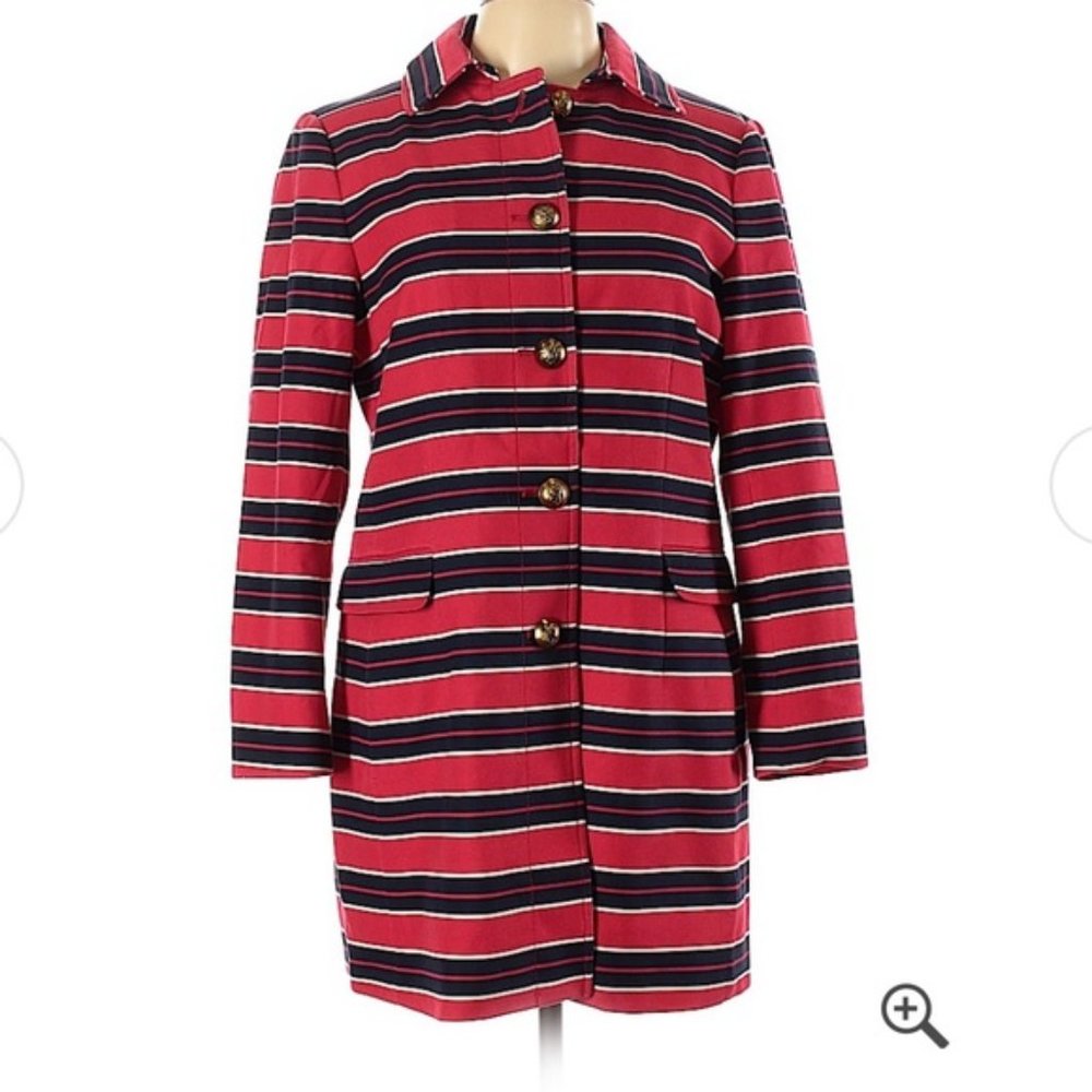 Banana Republic Women Mulitcolour Trenchcoat Size L